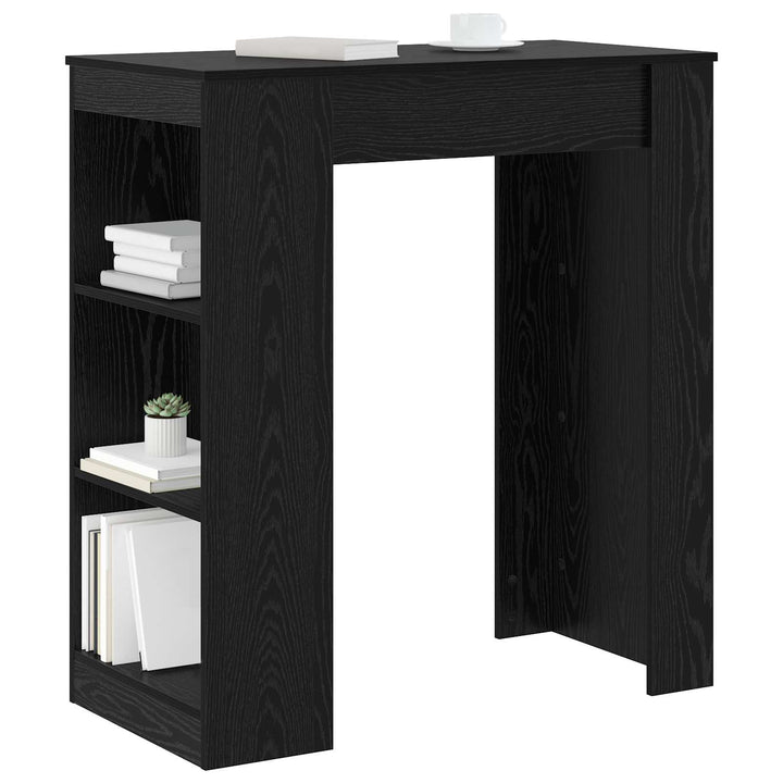 Barbord 95 x 47 x 103,5 cm Konstrueret træ Sort eg