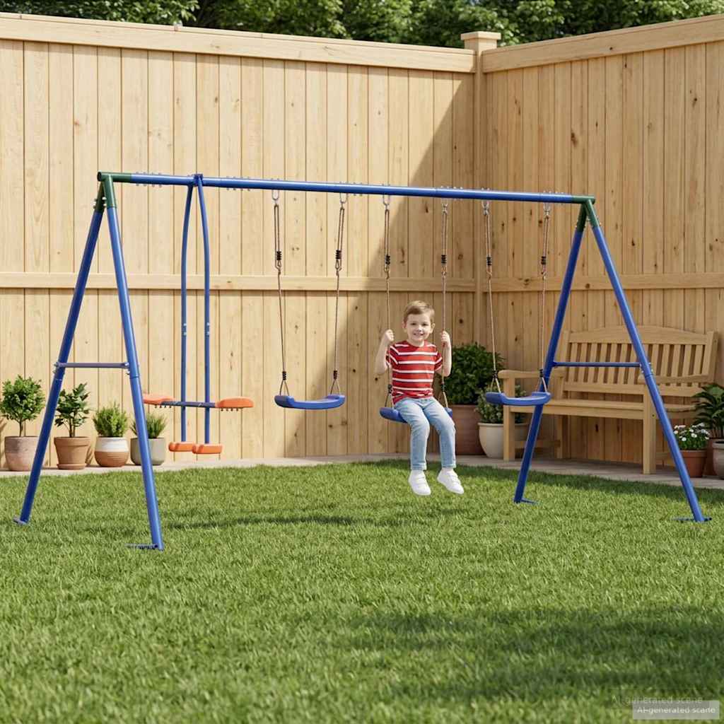 Udendørs Svingesæt Flerfarvet 330 x 185 x 185 cm Stål og PE