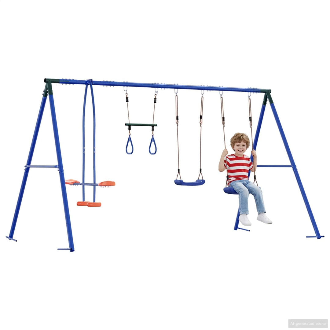 Udendørs Svingesæt Flerfarvet 330 x 185 x 185 cm Stål og PE