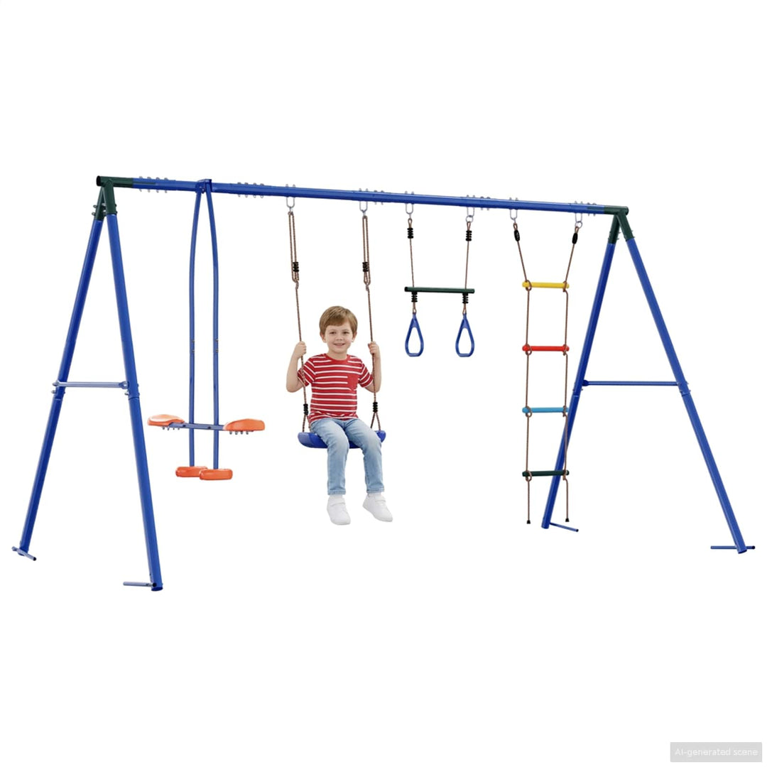 Udendørs Svingesæt Flerfarvet 330 x 185 x 185 cm Stål og PE