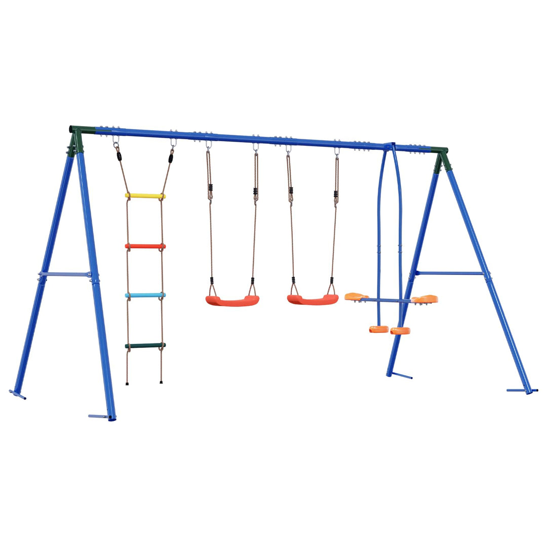 Udendørs Svingesæt Flerfarvet 330 x 185 x 185 cm Stål og PE