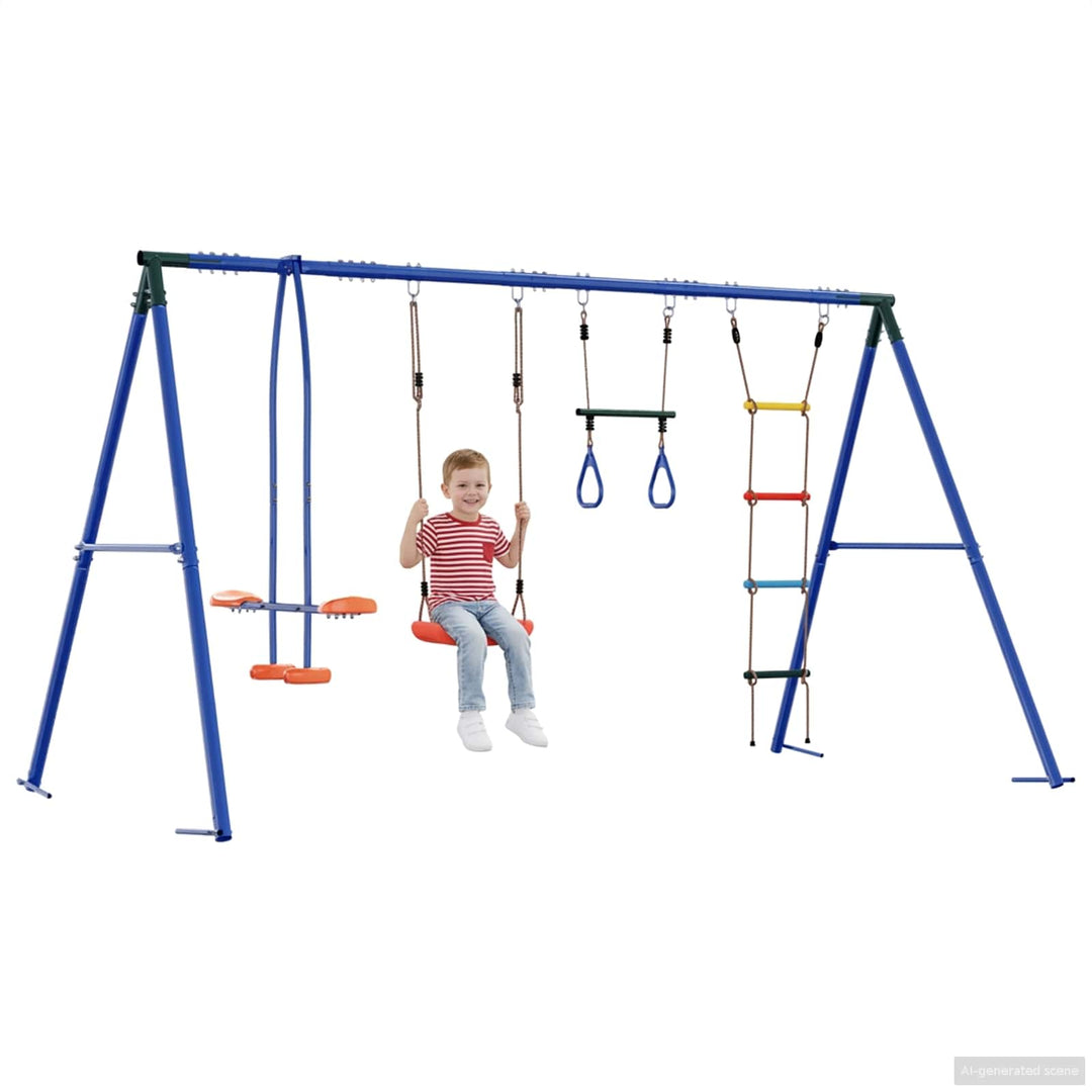 Udendørs Svingesæt Flerfarvet 330 x 185 x 185 cm Stål og PE
