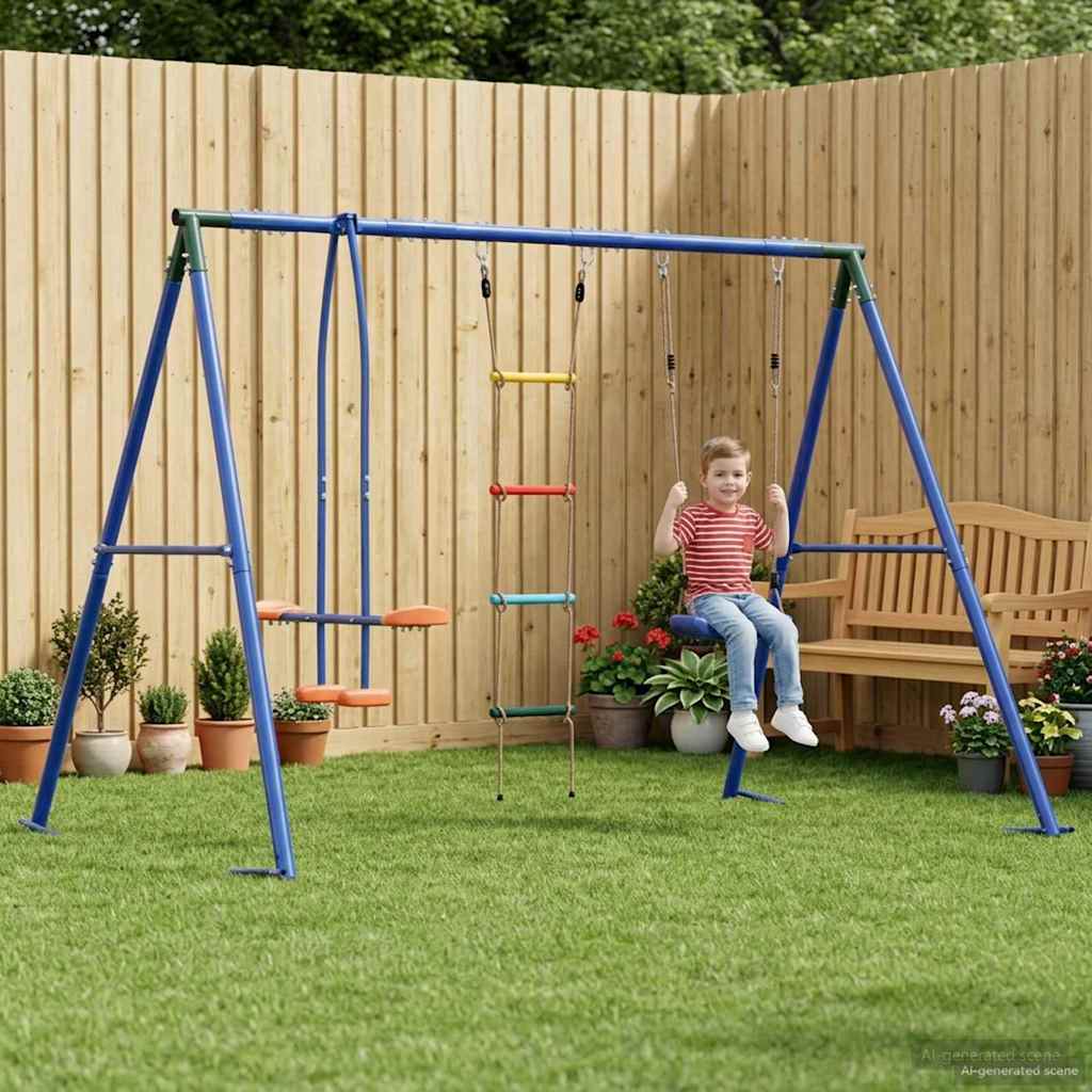 Udendørs Svingesæt Flerfarvet 263 x 185 x 185 cm Stål og PE
