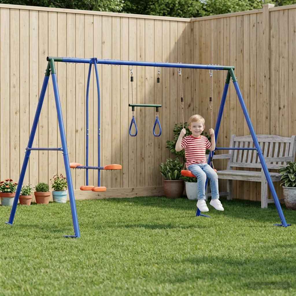 Udendørs Svingesæt Flerfarvet 263 x 185 x 185 cm Stål og PE
