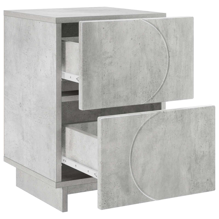 Natskab Betongrå 33,5 x 34,5 x 50 cm Konstrueret træ