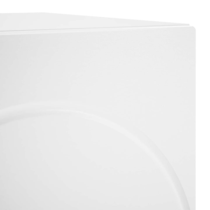 Natskab 2 pcs Hvid 33,5 x 34,5 x 50 cm Konstrueret træ