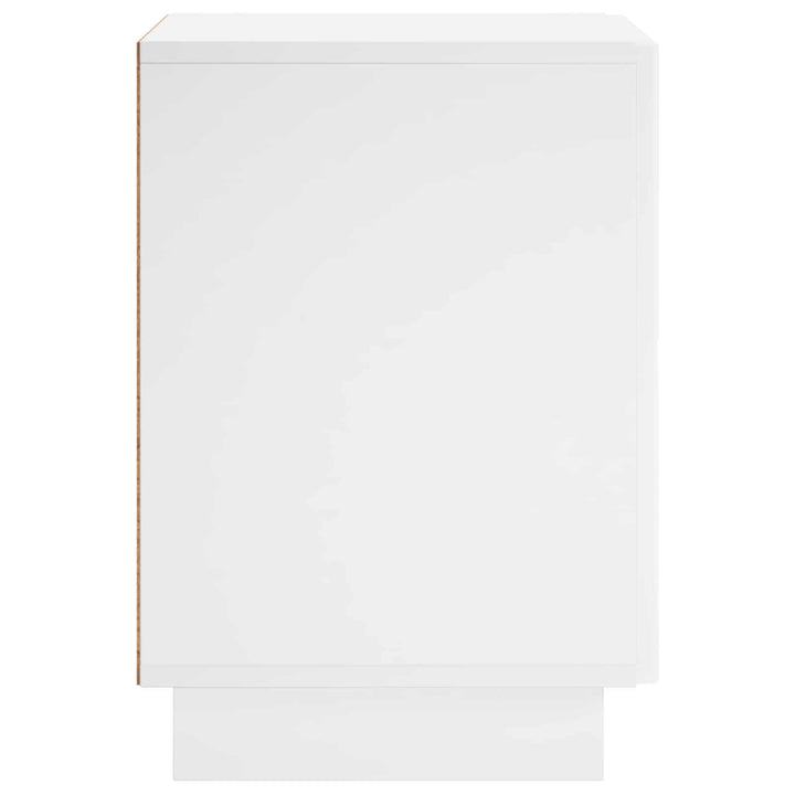 Natskab 2 pcs Hvid 33,5 x 34,5 x 50 cm Konstrueret træ