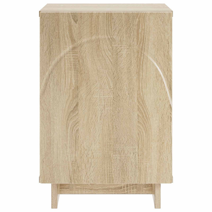 Natskab 2 pcs Sonoma-eg 33,5 x 34,5 x 50 cm Konstrueret træ