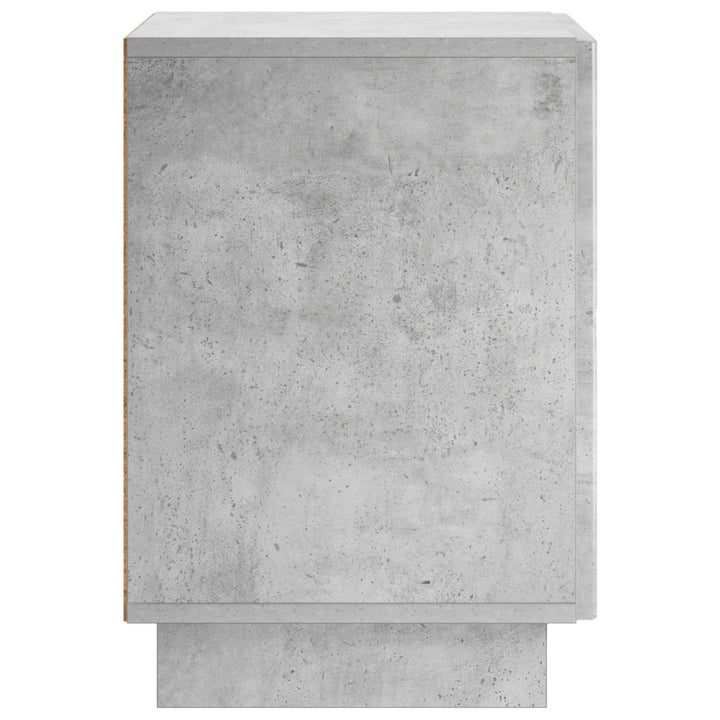 Natskab 2 pcs Betongrå 33,5 x 34,5 x 50 cm Konstrueret træ