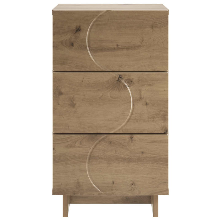Natskab 2 pcs Artisan-eg 33,5 x 34,5 x 60 cm Konstrueret træ