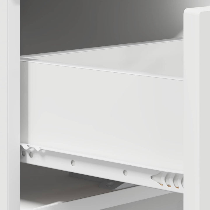 Sofabord Hvid 95 x 50,5 x 35 cm Konstrueret træ
