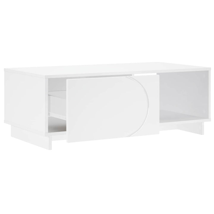 Sofabord Hvid 95 x 50,5 x 35 cm Konstrueret træ