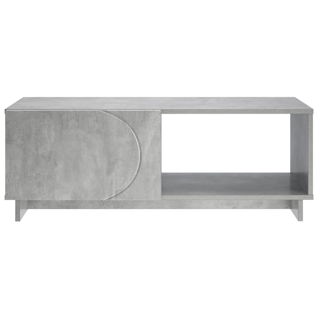 Sofabord Betongrå 95 x 50,5 x 35 cm Konstrueret træ