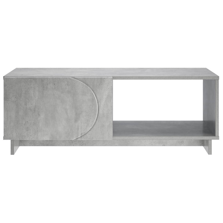 Sofabord Betongrå 95 x 50,5 x 35 cm Konstrueret træ