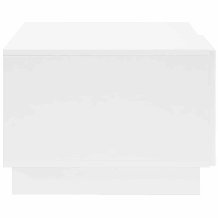 Sofabord Hvid højglans 95 x 50,5 x 35 cm Konstrueret træ