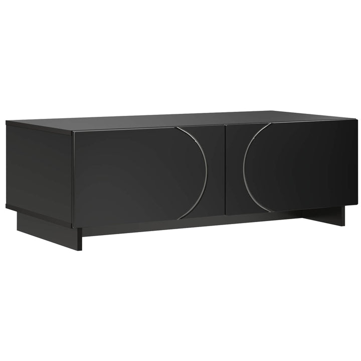 Sofabord Sort 102 x 50,5 x 35 cm Konstrueret træ