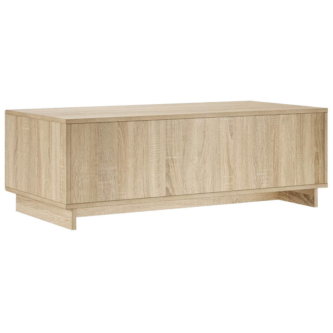 Sofabord Sonoma-eg 102 x 50,5 x 35 cm Konstrueret træ