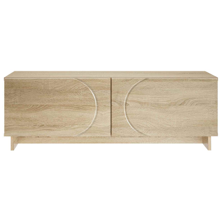 Sofabord Sonoma-eg 102 x 50,5 x 35 cm Konstrueret træ