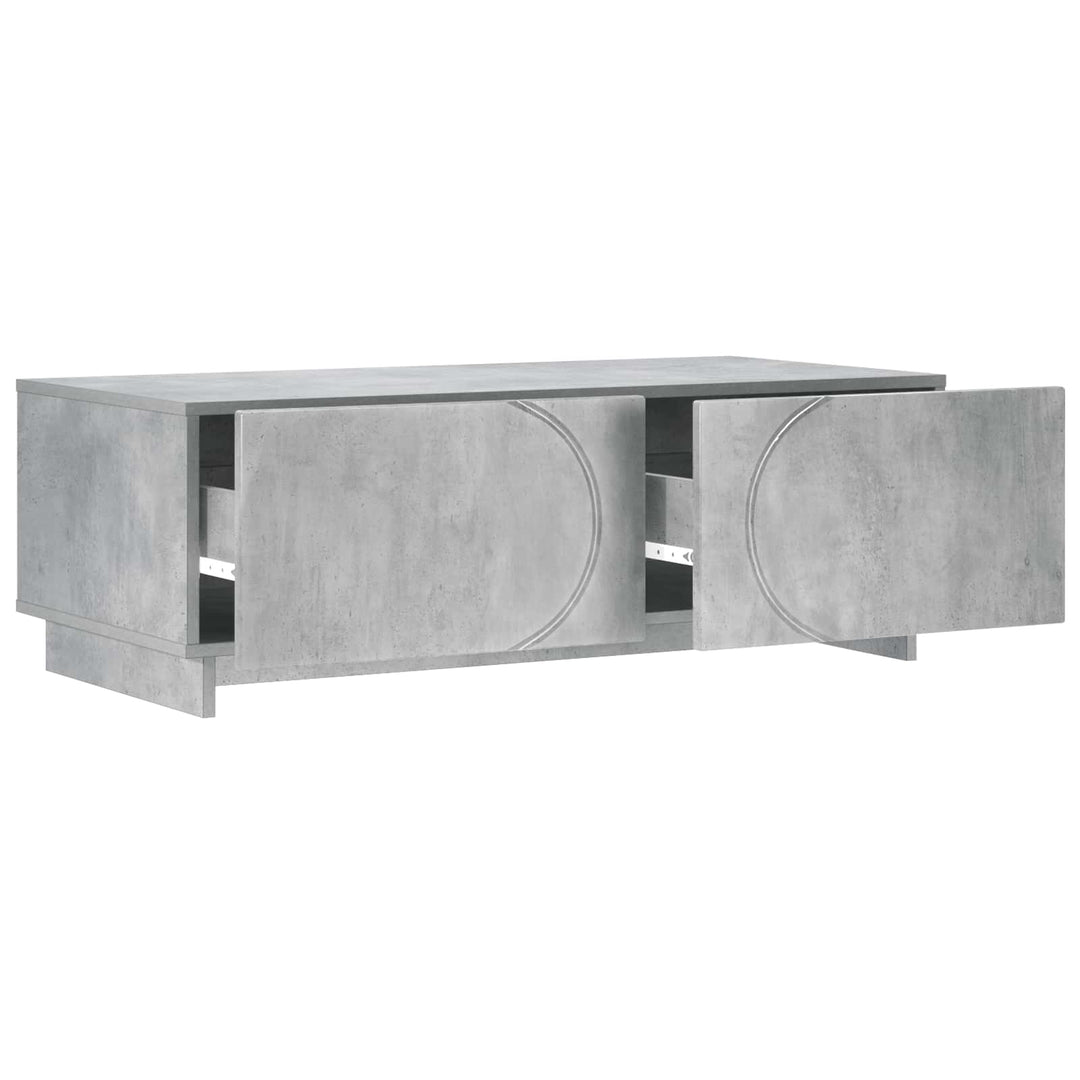 Sofabord Betongrå 102 x 50,5 x 35 cm Konstrueret træ