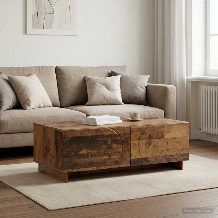 Sofabord Gammelt træ 102 x 50,5 x 35 cm Konstrueret træ