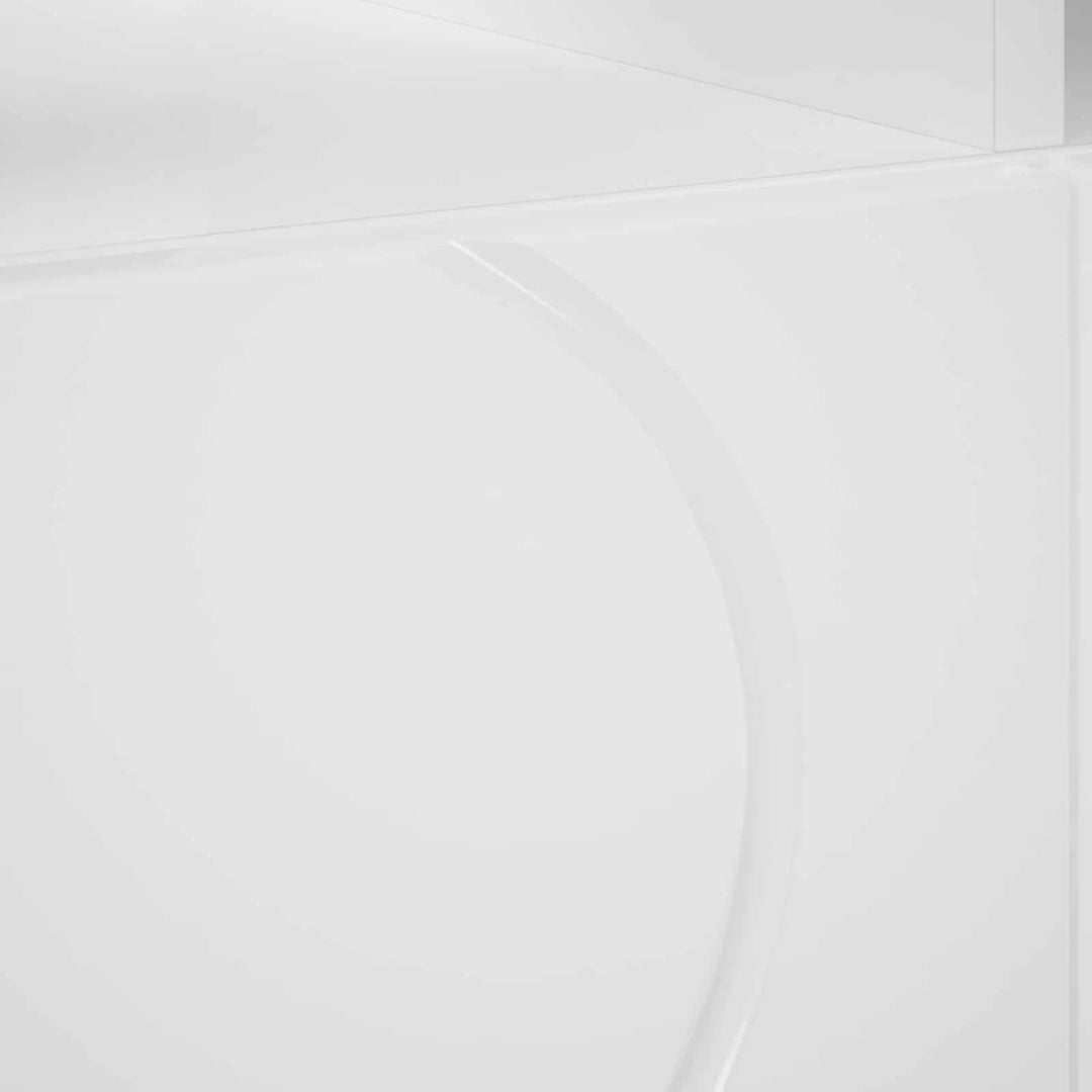 TV-bord 60 x 34.5 x 40 cm Hvid Konstrueret træ