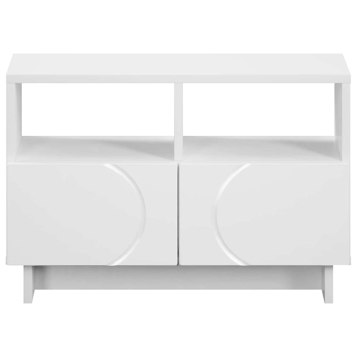 TV-bord 60 x 34.5 x 40 cm Hvid Konstrueret træ