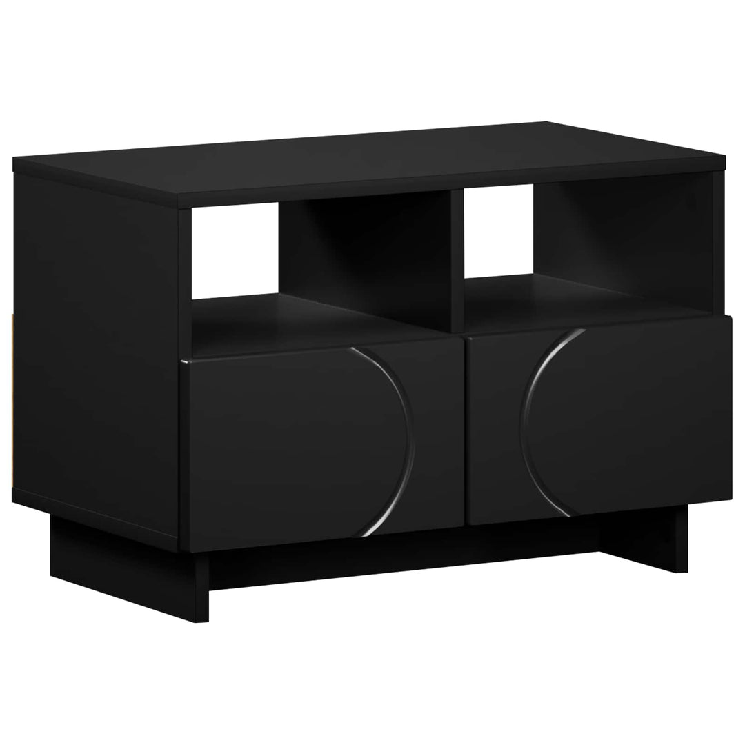 TV-bord 60 x 34,5 x 40 cm Sort Konstrueret træ