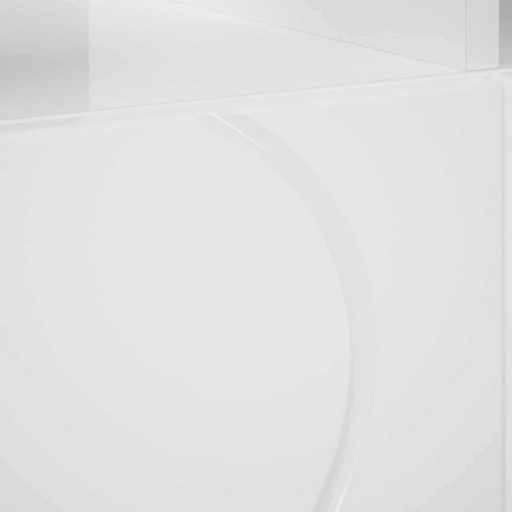 TV-bord 60 x 34.5 x 40 cm Hvid højglans Konstrueret træ