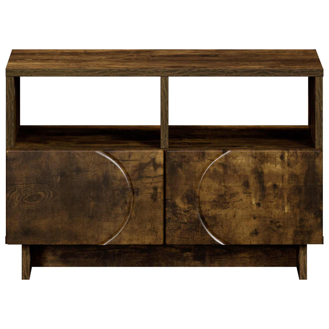 TV-bord 60 x 34.5 x 40 cm Røget eg Konstrueret træ