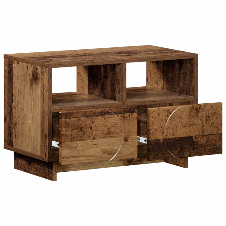 TV-bord 60 x 34.5 x 40 cm Gammelt træ Konstrueret træ