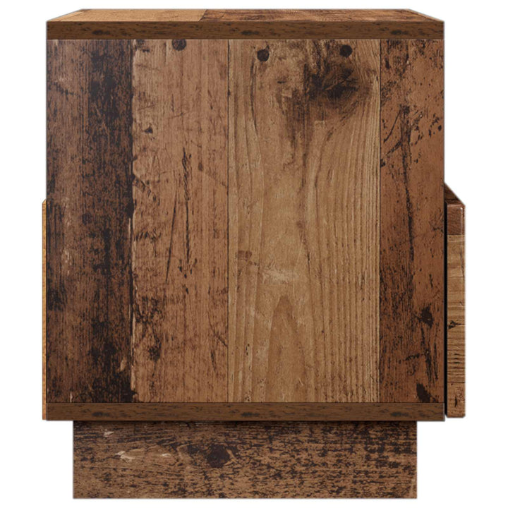 TV-bord 60 x 34.5 x 40 cm Gammelt træ Konstrueret træ