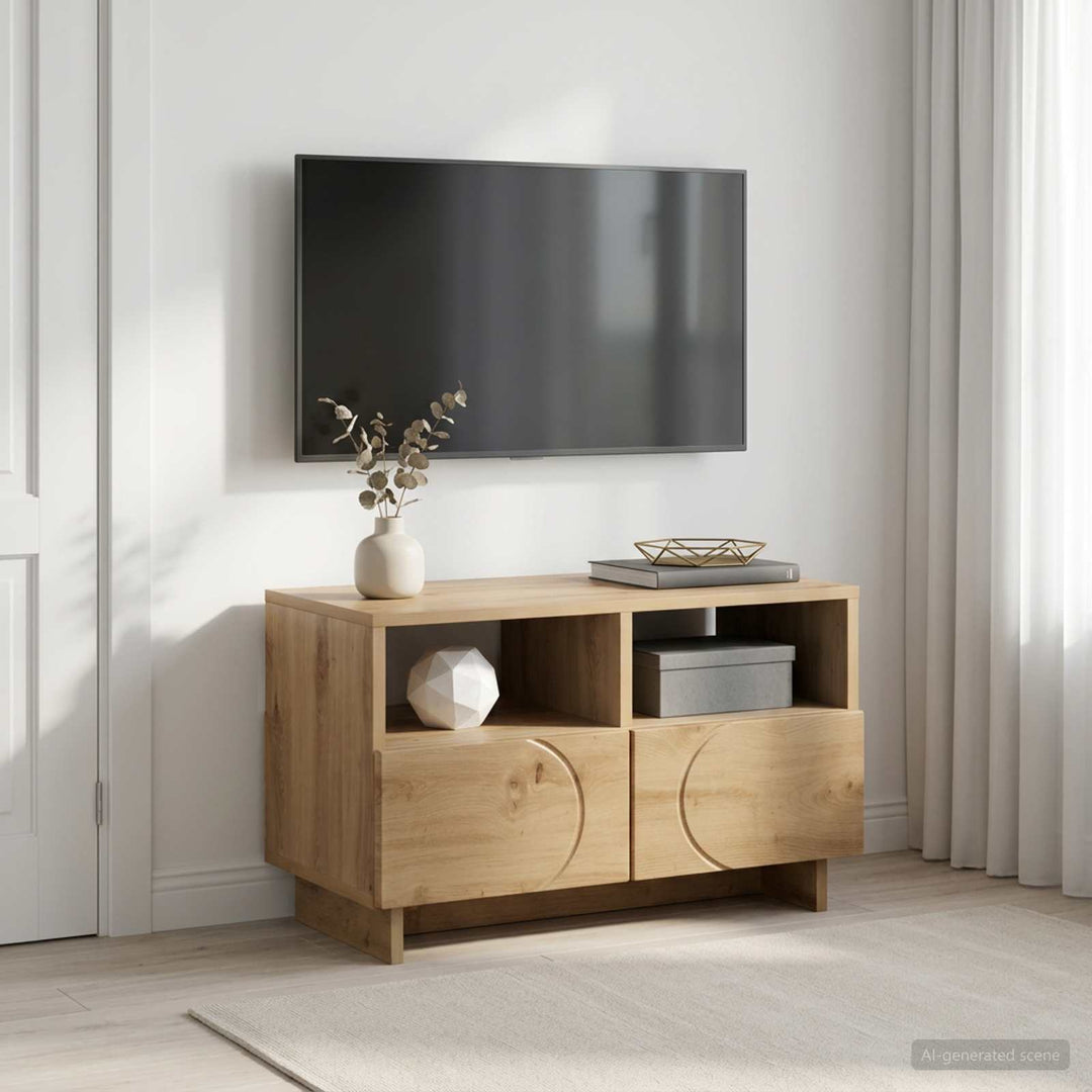TV-bord 60 x 34.5 x 40 cm Artisan-eg Konstrueret træ