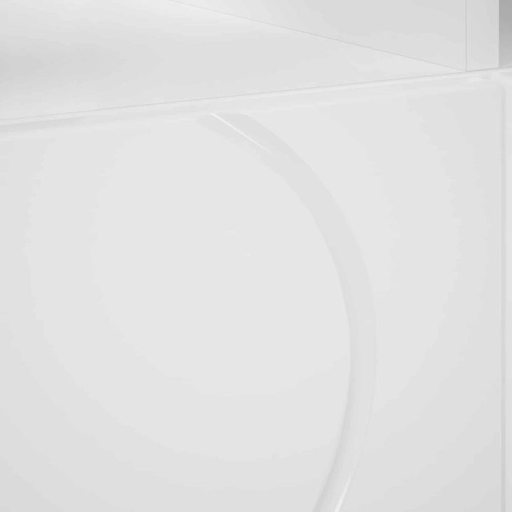 TV-bord 90 x 34.5 x 40 cm Hvid Konstrueret træ