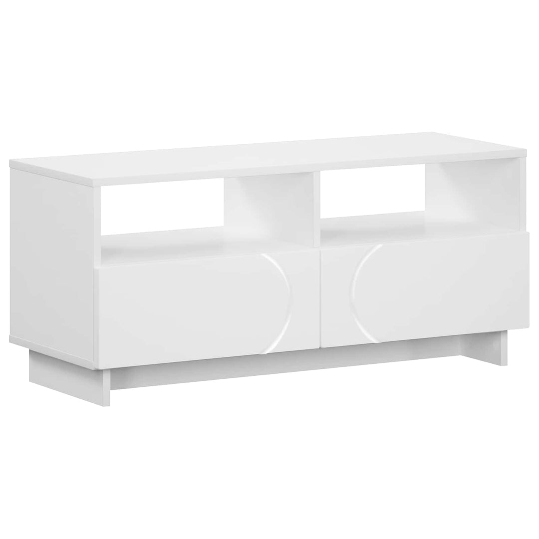 TV-bord 90 x 34.5 x 40 cm Hvid Konstrueret træ