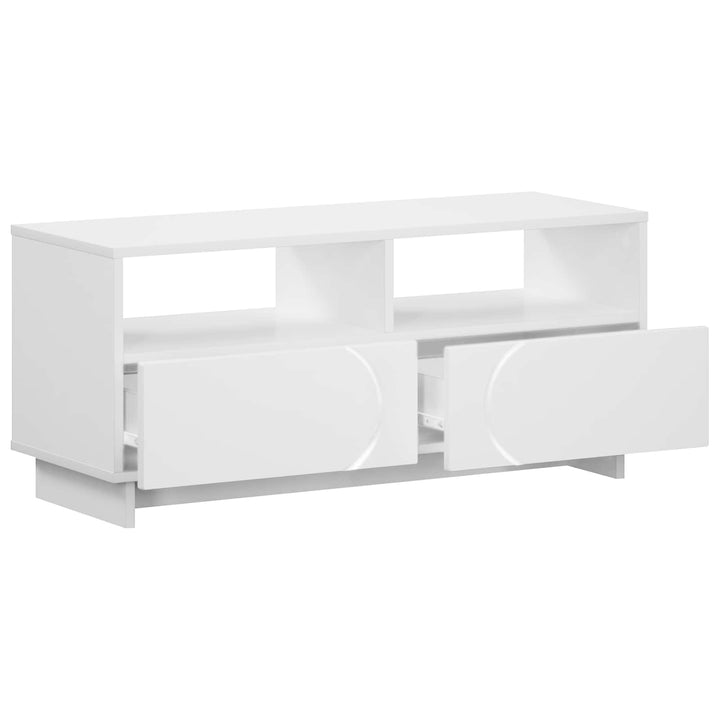 TV-bord 90 x 34.5 x 40 cm Hvid Konstrueret træ