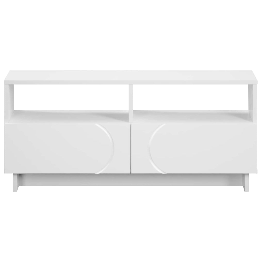 TV-bord 90 x 34.5 x 40 cm Hvid Konstrueret træ