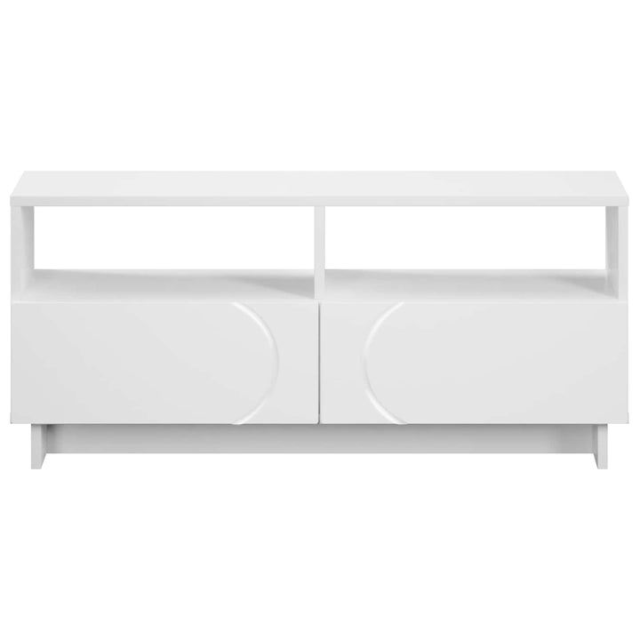 TV-bord 90 x 34.5 x 40 cm Hvid Konstrueret træ