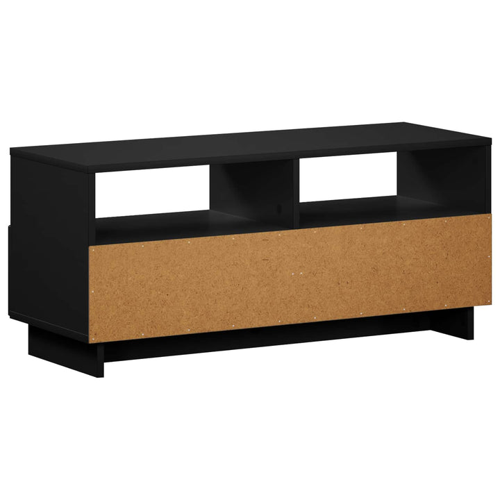 TV-bord 90 x 34.5 x 40 cm Sort Konstrueret træ