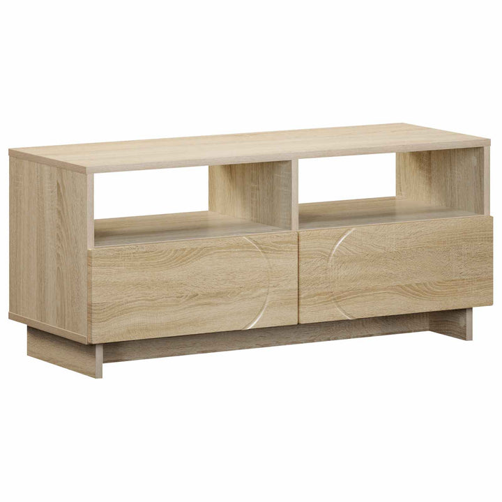 TV-bord 90 x 34.5 x 40 cm Sonoma-eg Konstrueret træ