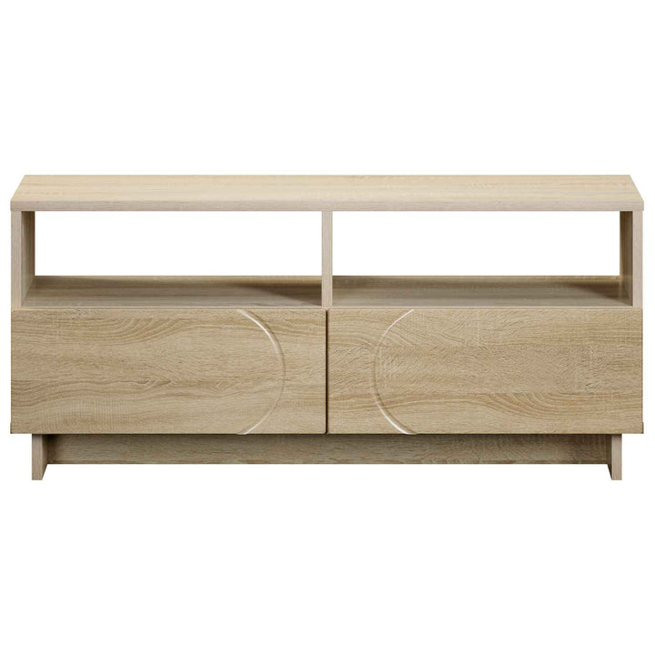 TV-bord 90 x 34.5 x 40 cm Sonoma-eg Konstrueret træ