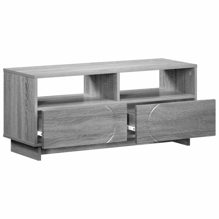 TV-bord 90 x 34.5 x 40 cm Grå Sonoma Konstrueret træ