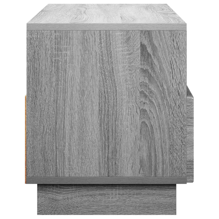 TV-bord 90 x 34.5 x 40 cm Grå Sonoma Konstrueret træ