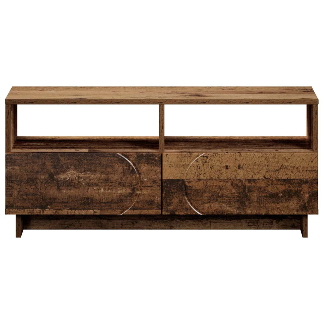 TV-bord 90 x 34.5 x 40 cm Gammelt træ Konstrueret træ