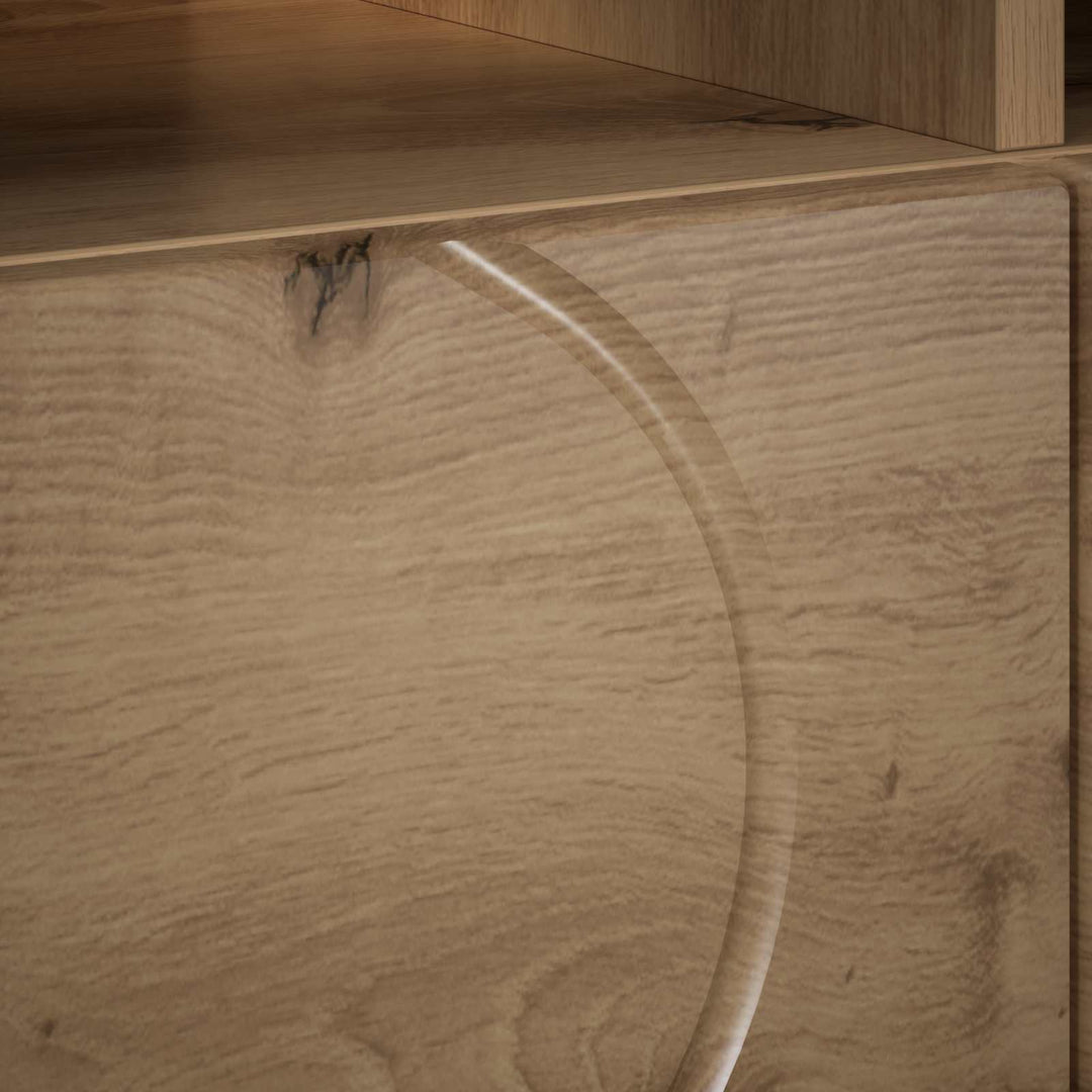 TV-bord 90 x 34.5 x 40 cm Artisan-eg Konstrueret træ