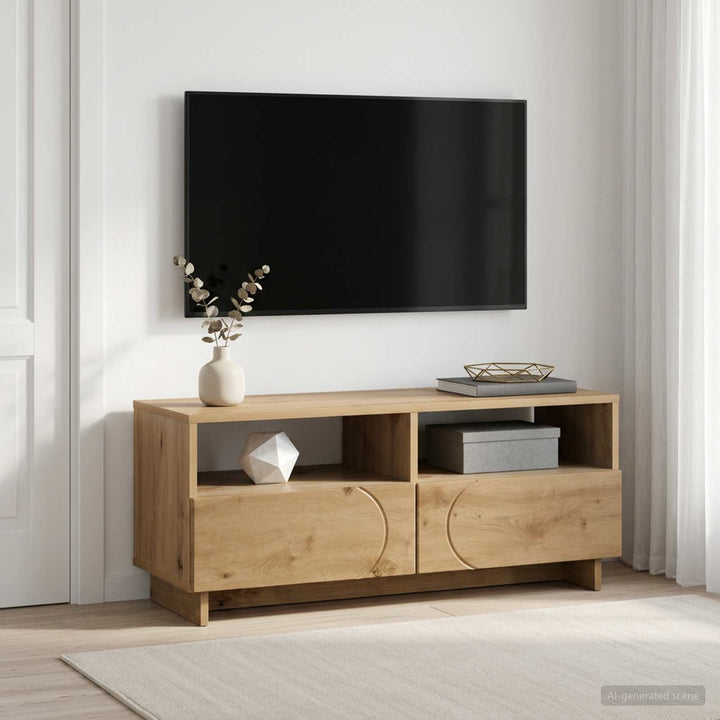 TV-bord 90 x 34.5 x 40 cm Artisan-eg Konstrueret træ