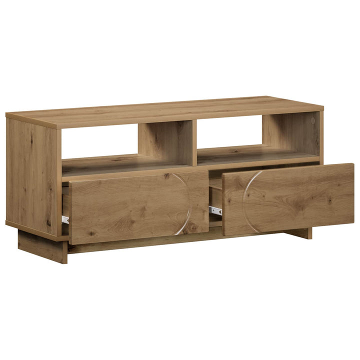 TV-bord 90 x 34.5 x 40 cm Artisan-eg Konstrueret træ