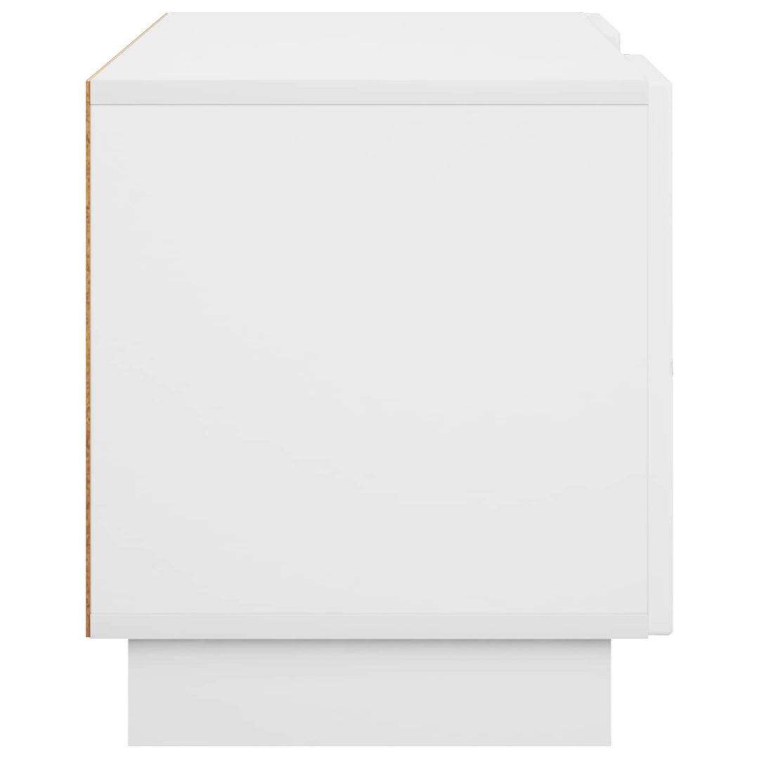 TV-bord 90 x 34.5 x 40 cm Hvid Konstrueret træ
