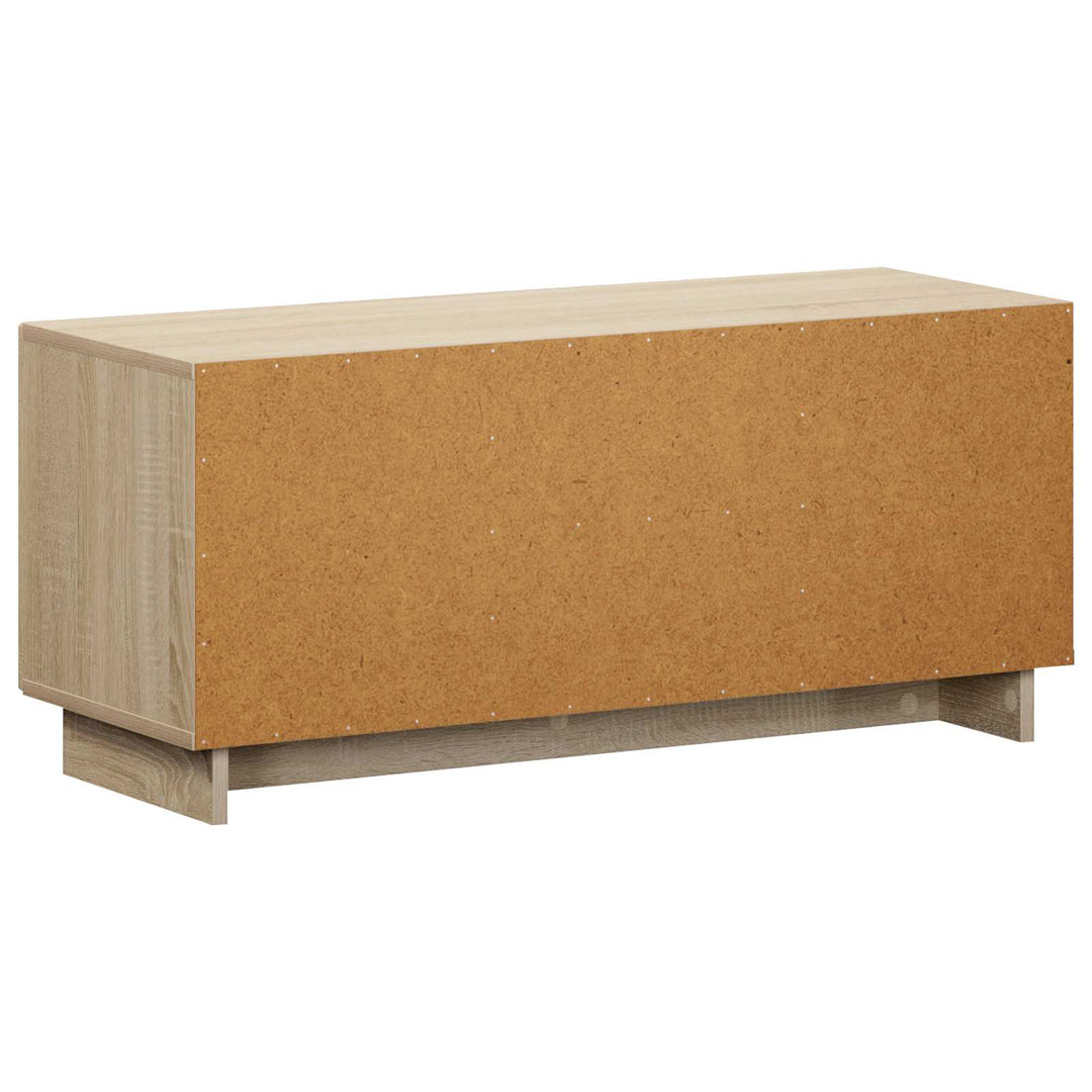 TV-bord 90 x 34.5 x 40 cm Sonoma-eg Konstrueret træ