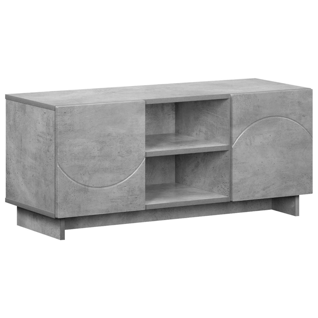 TV-bord 90 x 34.5 x 40 cm Betongrå Konstrueret træ