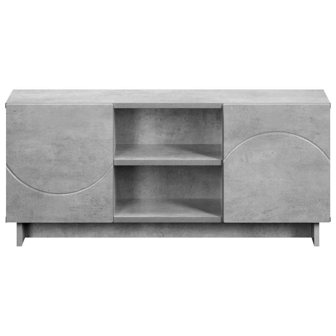TV-bord 90 x 34.5 x 40 cm Betongrå Konstrueret træ